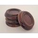 Upright piano castor caps